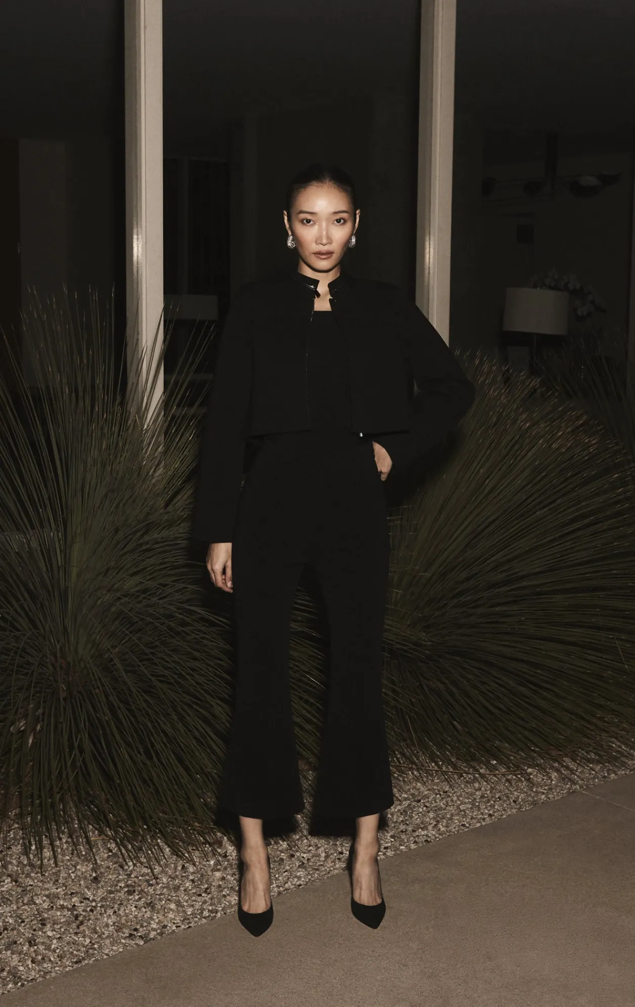 Separates|Bottoms-Hervé Léger AVA PANT BLACK