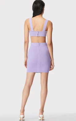 Separates|Tops-Hervé Léger BOUCLE BRA TOP ORCHID