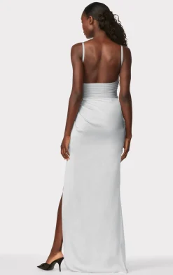 Dresses|Gowns-Hervé Léger HERVÉ LÉGER X LAW ROACH Draped Cutout Gown MERCURY