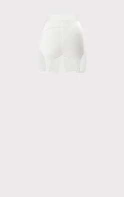 Separates-Hervé Léger HERVÉ LÉGER X LAW ROACH SEAMED BIKE SHORTS ALABASTER