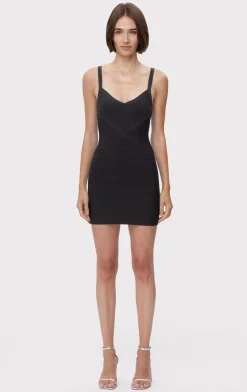Dresses-Hervé Léger ICON BANDAGE BUSTIER MINI BLACK