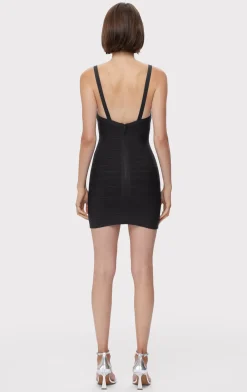 Dresses-Hervé Léger ICON BANDAGE BUSTIER MINI BLACK