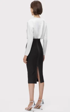 Separates|Bottoms-Hervé Léger ICON BANDAGE PENCIL SKIRT BLACK