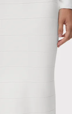 Separates|Bottoms-Hervé Léger ICON BANDAGE PENCIL SKIRT ALABASTER