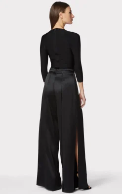 Separates|Tops-Hervé Léger ICON SQUARE NECK TOP BLACK