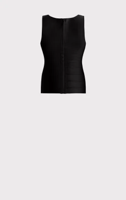 Separates|Tops-Hervé Léger ICON SWEETHEART TOP BLACK