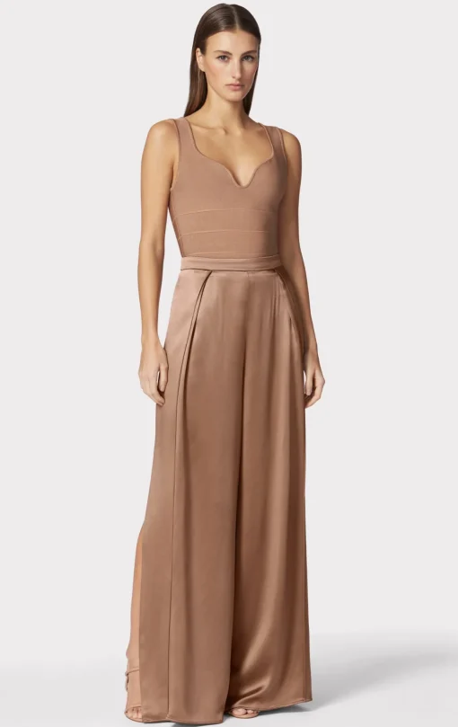 Separates|Tops-Hervé Léger ICON SWEETHEART TOP TOFFEE