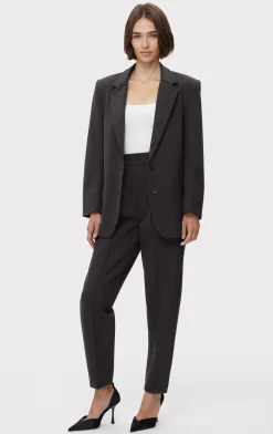 Separates|Jackets-Hervé Léger OVERSIZED BLAZER BLACK