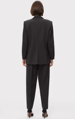 Separates|Jackets-Hervé Léger OVERSIZED BLAZER BLACK