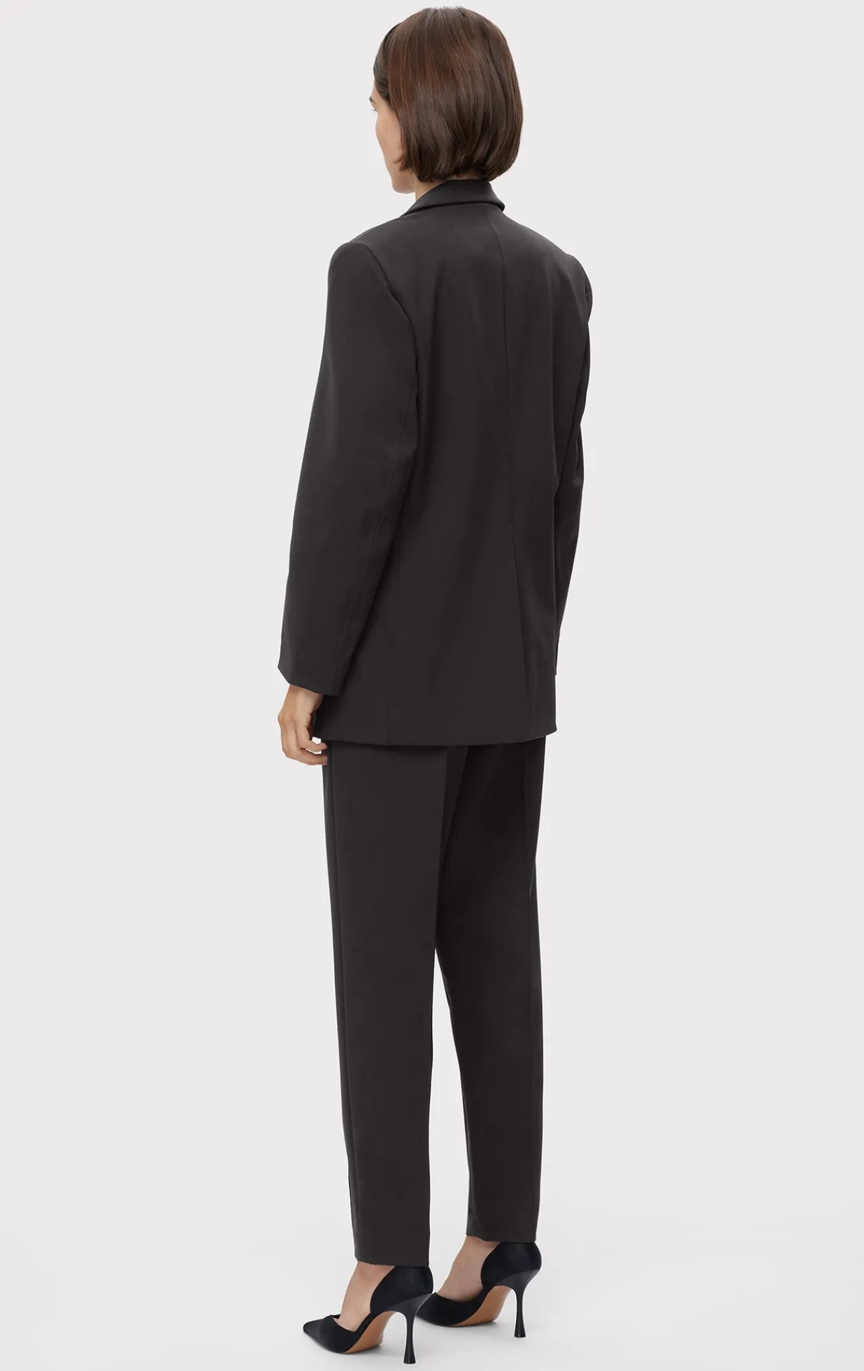 Separates|Jackets-Hervé Léger OVERSIZED BLAZER BLACK