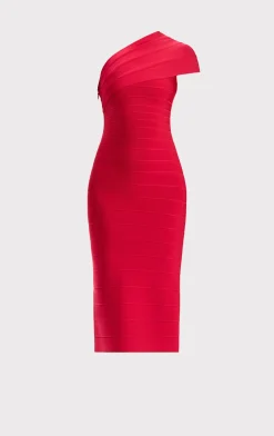 Dresses-Hervé Léger THE ABIGAIL DRESS RIO RED