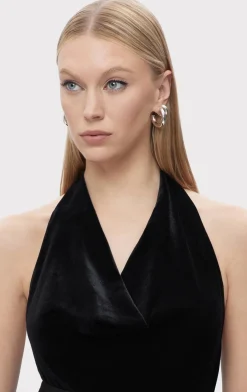 Separates|Tops-Hervé Léger THE ALICE TOP BLACK
