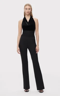 Separates|Tops-Hervé Léger THE ALICE TOP BLACK