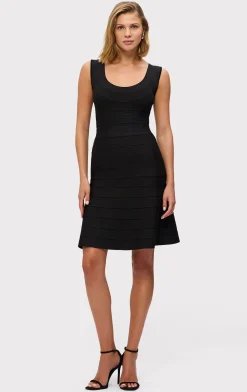 Separates|Tops-Hervé Léger THE ALLISON TOP BLACK
