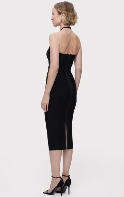 Dresses-Hervé Léger THE AMELIA DRESS BLACK