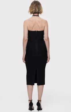 Dresses-Hervé Léger THE AMELIA DRESS BLACK