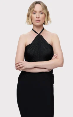 Dresses-Hervé Léger THE AMELIA DRESS BLACK