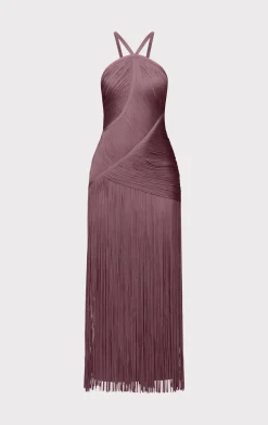 Dresses|Gowns-Hervé Léger THE AMELIA GOWN MAUVE
