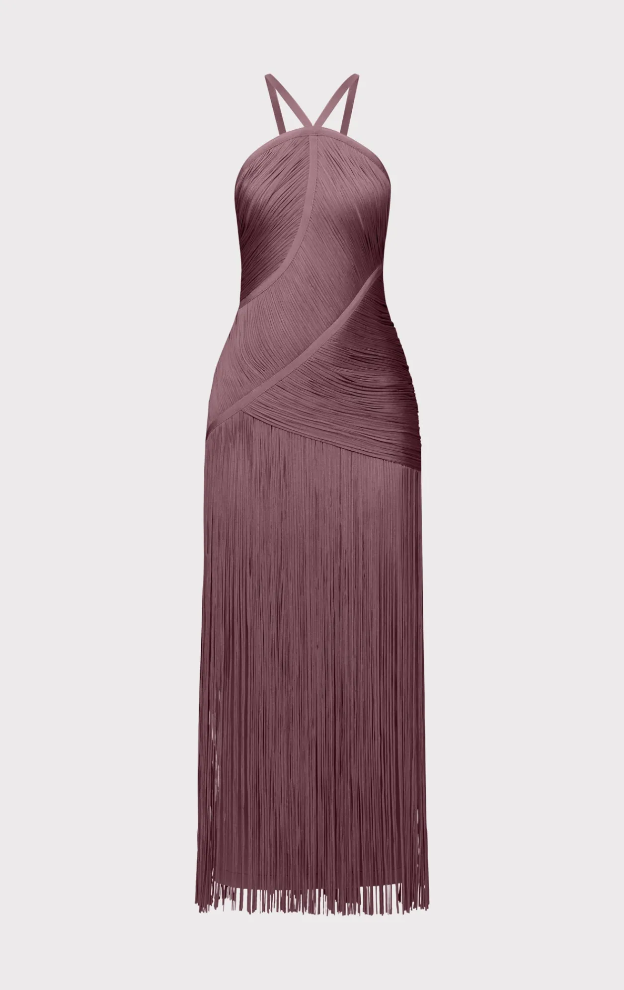 Dresses|Gowns-Hervé Léger THE AMELIA GOWN MAUVE