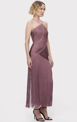 Dresses|Gowns-Hervé Léger THE AMELIA GOWN MAUVE