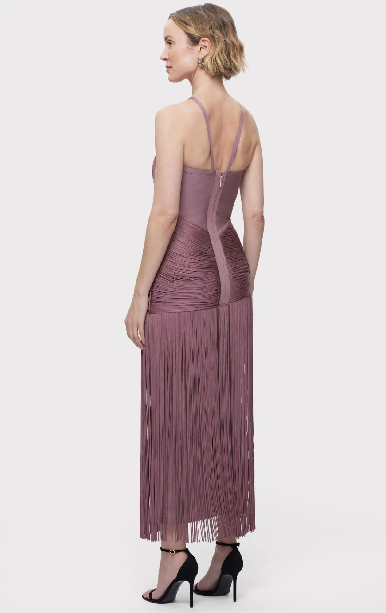 Dresses|Gowns-Hervé Léger THE AMELIA GOWN MAUVE