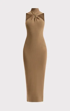 Dresses|Gowns-Hervé Léger THE ANGELICA GOWN LATTE