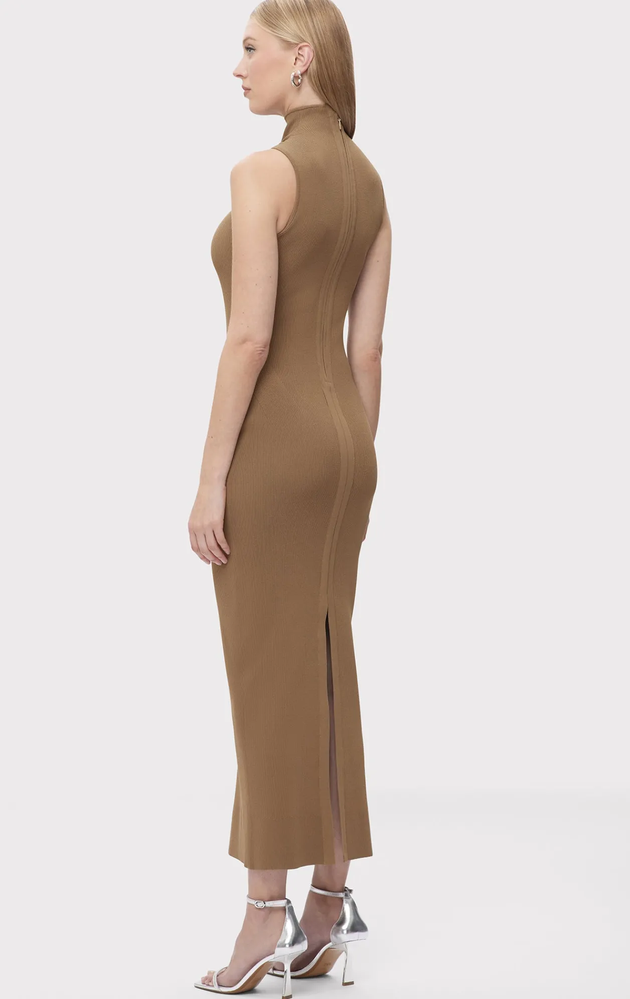 Dresses|Gowns-Hervé Léger THE ANGELICA GOWN LATTE