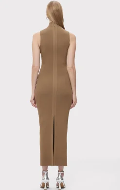 Dresses|Gowns-Hervé Léger THE ANGELICA GOWN LATTE