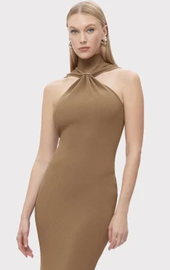 Dresses|Gowns-Hervé Léger THE ANGELICA GOWN LATTE