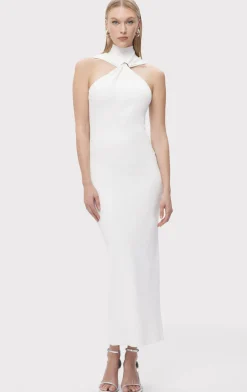 Dresses|Gowns-Hervé Léger THE ANGELICA GOWN ALABASTER