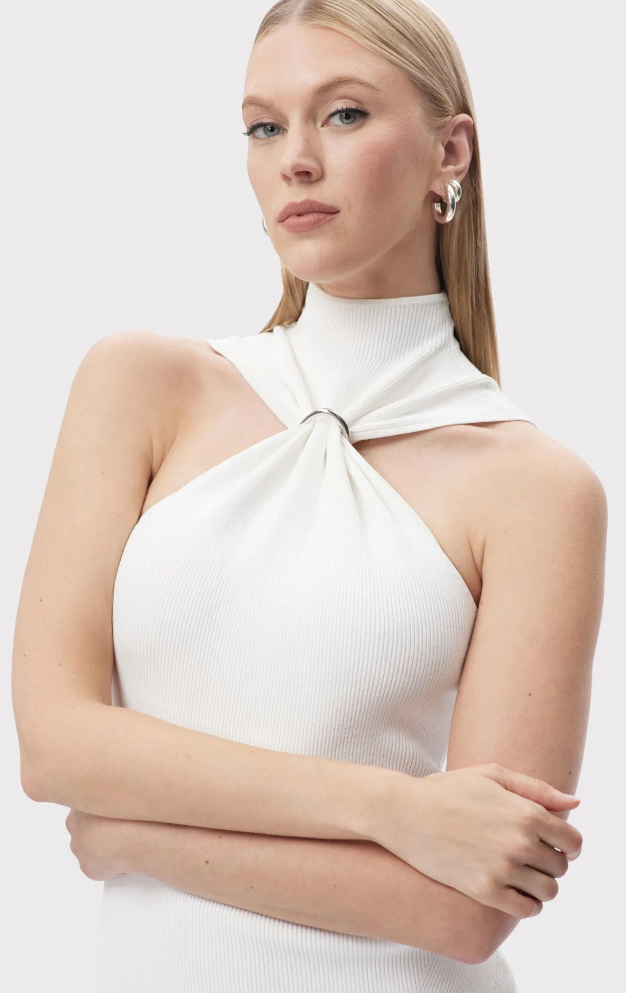 Dresses|Gowns-Hervé Léger THE ANGELICA GOWN ALABASTER