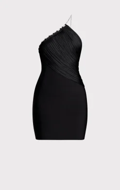 Dresses-Hervé Léger THE ARIA DRESS BLACK