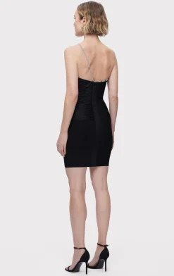 Dresses-Hervé Léger THE ARIA DRESS BLACK