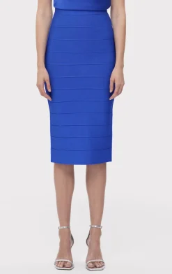 Separates|Bottoms-Hervé Léger THE ARIANA SKIRT VIOLET