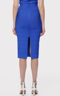 Separates|Bottoms-Hervé Léger THE ARIANA SKIRT VIOLET