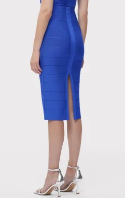 Separates|Bottoms-Hervé Léger THE ARIANA SKIRT VIOLET
