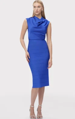 Separates|Bottoms-Hervé Léger THE ARIANA SKIRT VIOLET