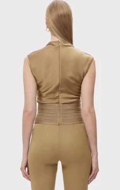 Separates|Tops-Hervé Léger THE AUDREY TOP LATTE