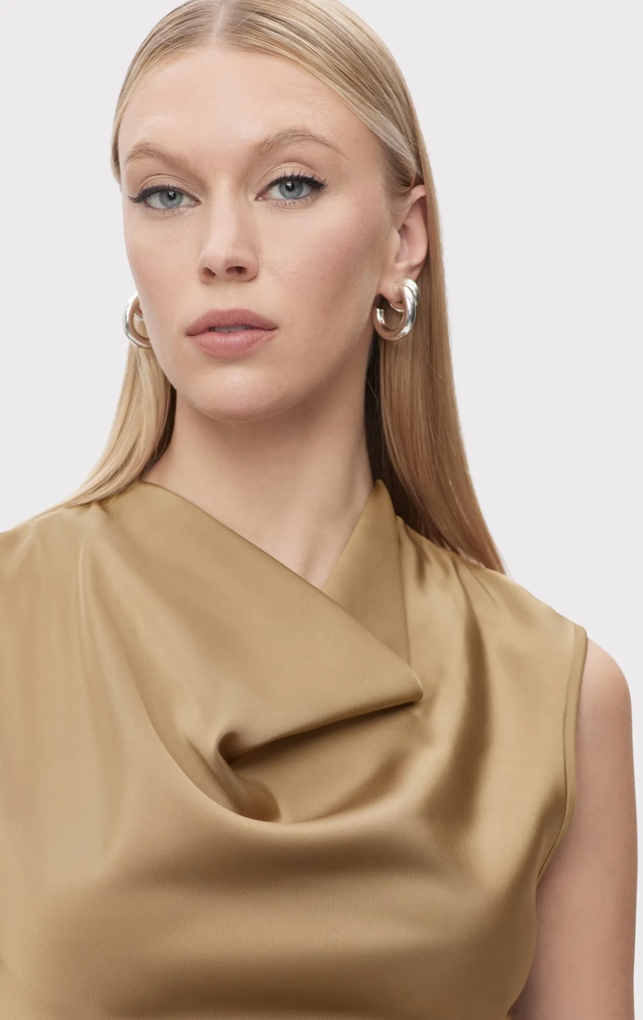 Separates|Tops-Hervé Léger THE AUDREY TOP LATTE