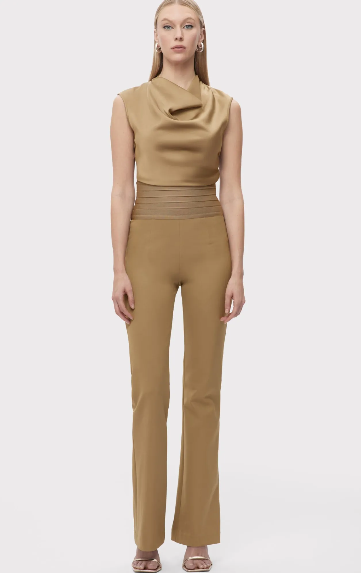 Separates|Tops-Hervé Léger THE AUDREY TOP LATTE