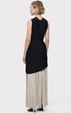 Dresses|Gowns-Hervé Léger THE AURORA GOWN BLACK CHALK