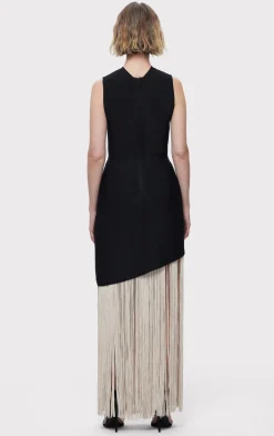 Dresses|Gowns-Hervé Léger THE AURORA GOWN BLACK CHALK