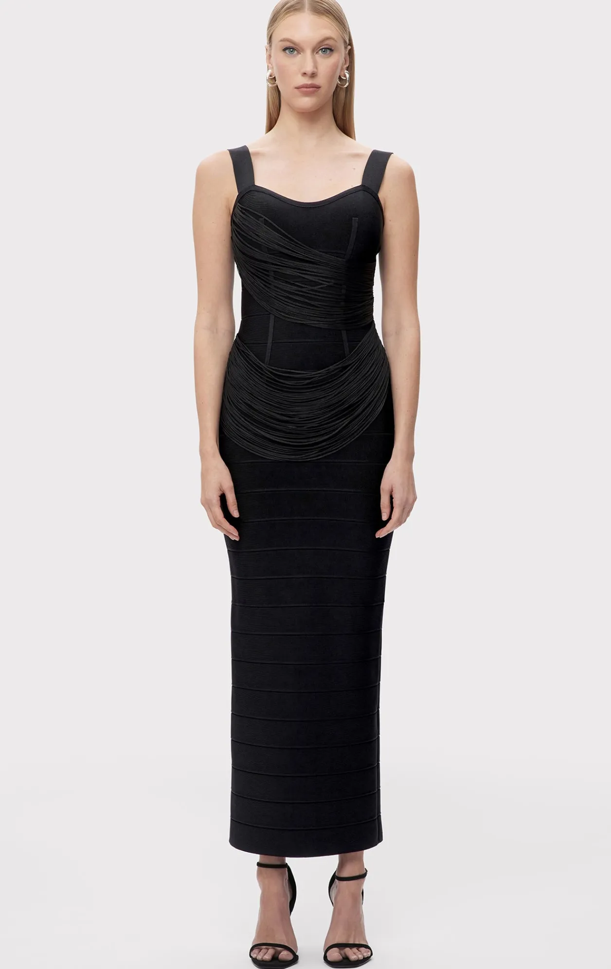 Dresses|Gowns-Hervé Léger THE AUTUMN GOWN BLACK
