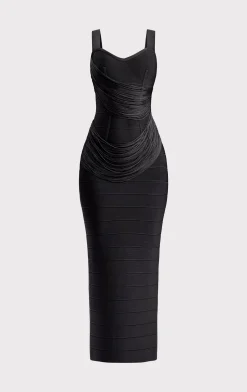 Dresses|Gowns-Hervé Léger THE AUTUMN GOWN BLACK