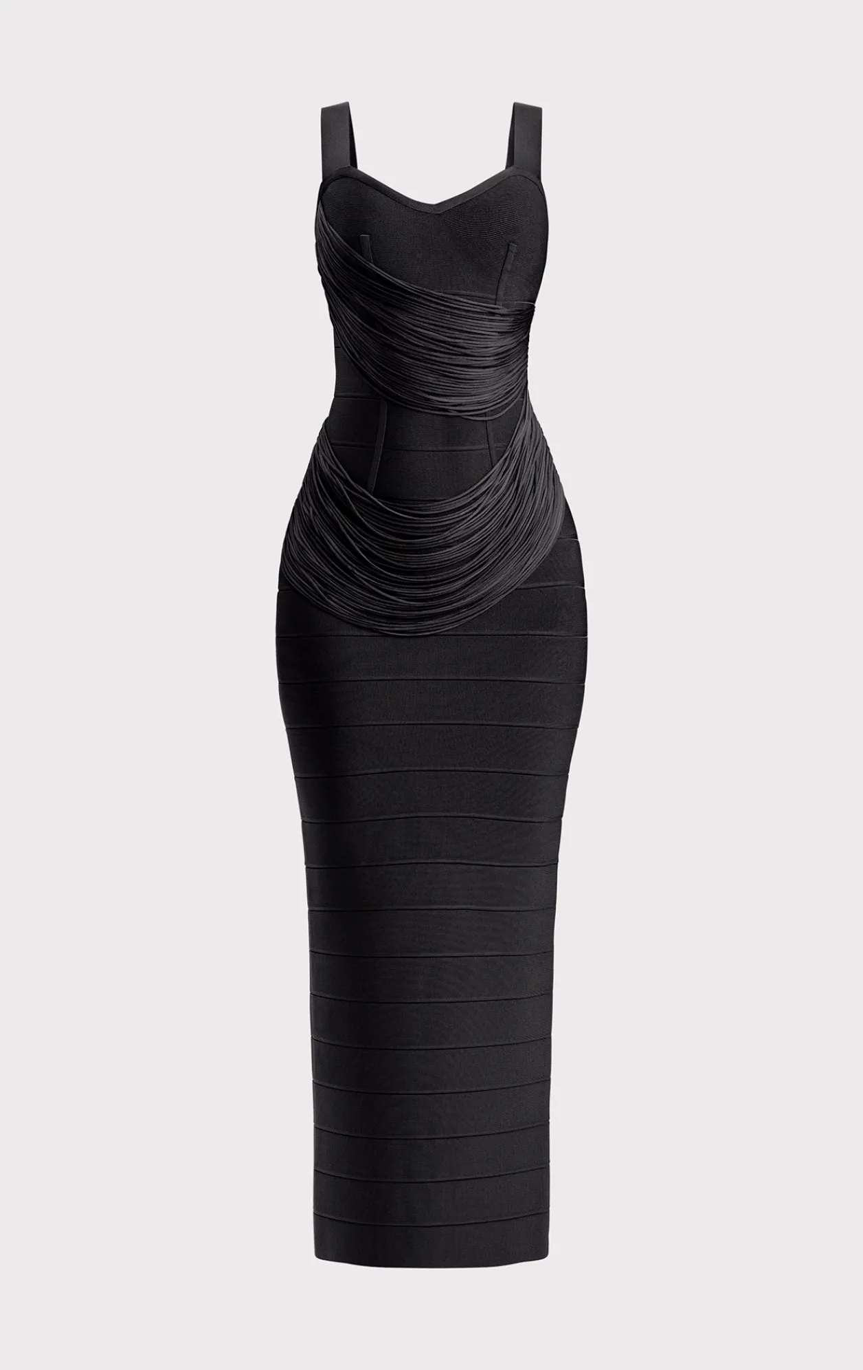 Dresses|Gowns-Hervé Léger THE AUTUMN GOWN BLACK