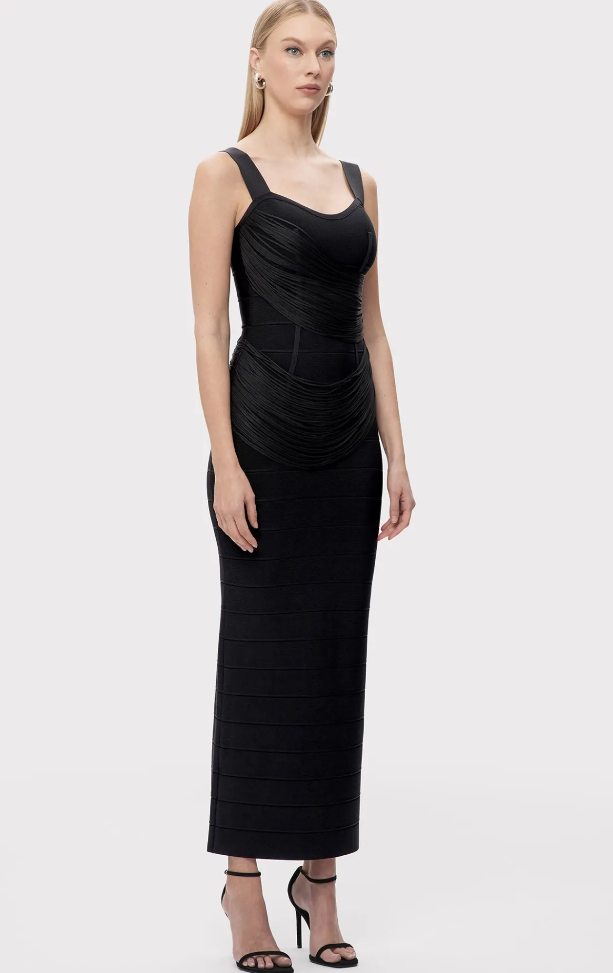 Dresses|Gowns-Hervé Léger THE AUTUMN GOWN BLACK