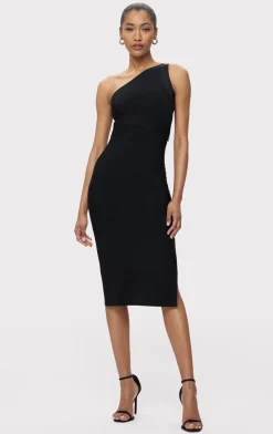 Dresses-Hervé Léger THE BELLA DRESS BLACK