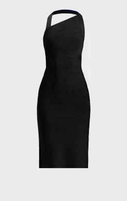 Dresses-Hervé Léger THE BELLA DRESS BLACK