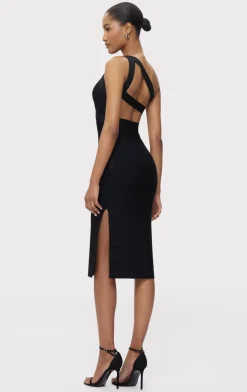 Dresses-Hervé Léger THE BELLA DRESS BLACK