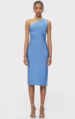 Dresses-Hervé Léger THE BELLA DRESS HYDRANGEA